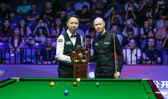 开云官方网站-中国首位！肖国栋10-9加里-威尔逊，卫冕斯诺克武汉赛冠军