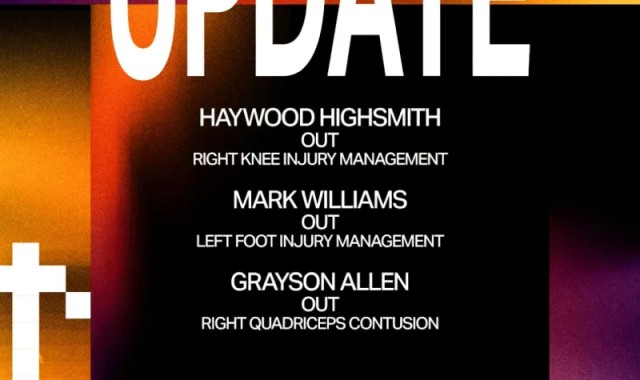 开云体育app下载-太阳伤病更新：马克-威廉姆斯与格雷森-阿伦缺席今日比赛